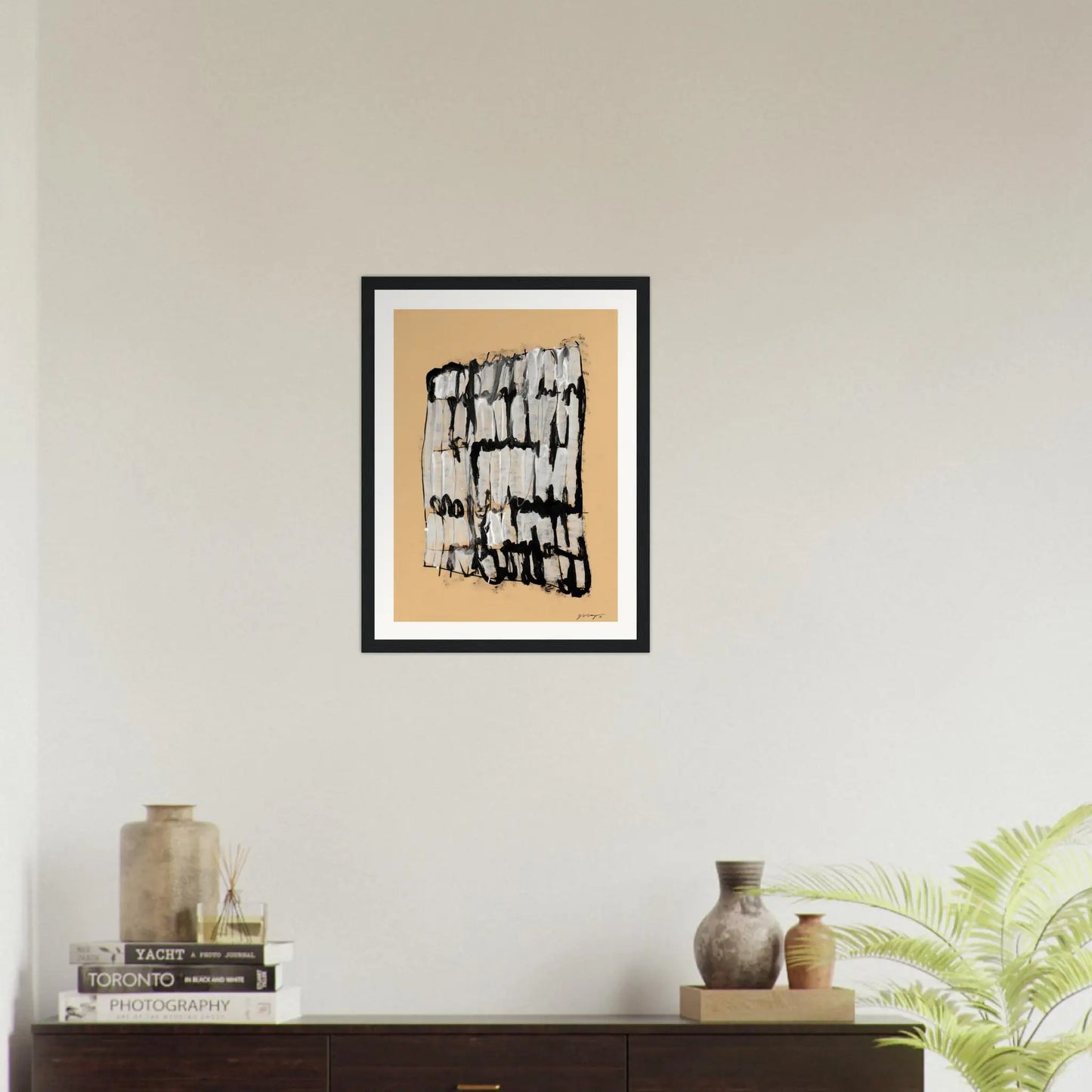 Expandable Beginning - Hints Of White #1 30Cm X 42Cm 11.7Inches 16.5Inches / Black Giclée