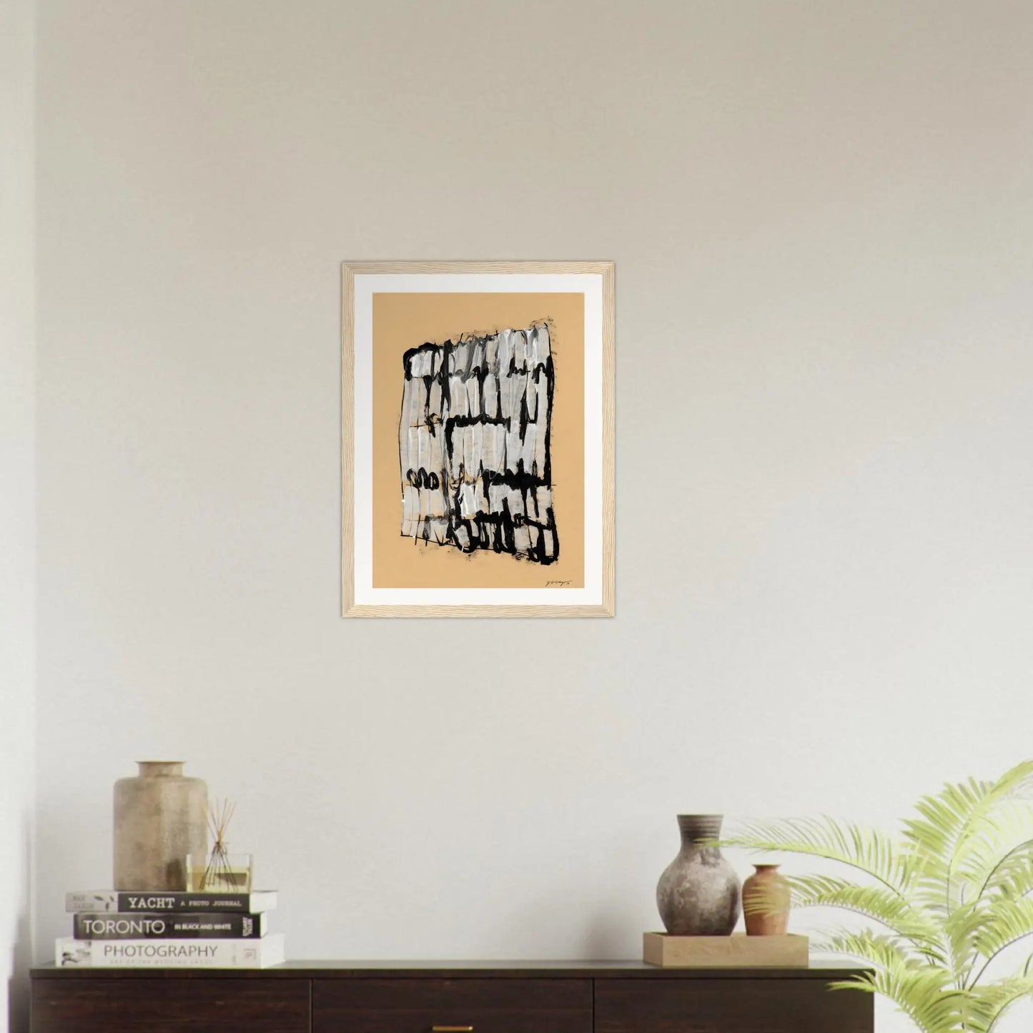 Expandable Beginning - Hints Of White #1 30Cm X 42Cm 11.7Inches 16.5Inches / Oak Giclée