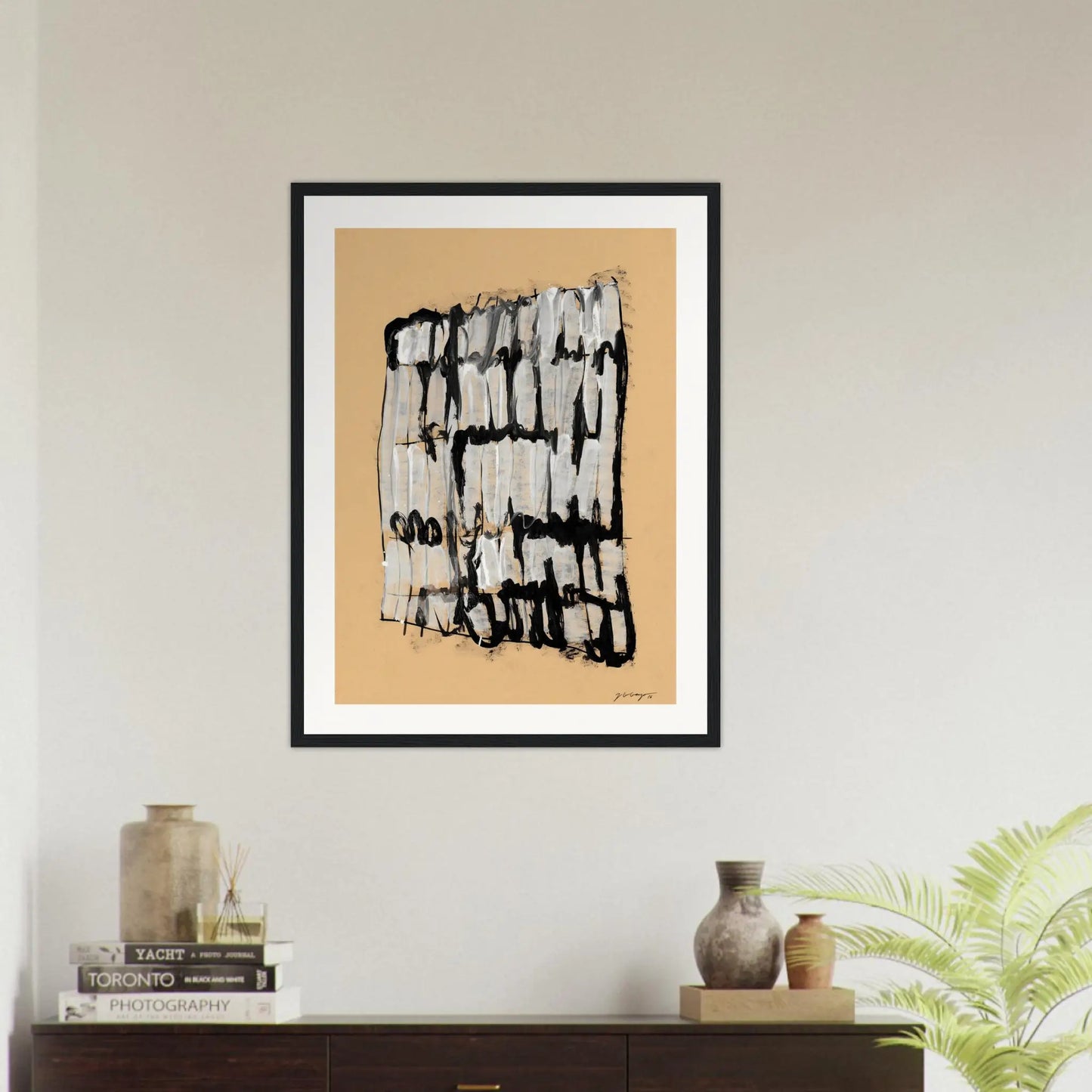 Expandable Beginning - Hints Of White #1 42Cm X 59Cm 16.5Inches 23.4Inches / Black Giclée