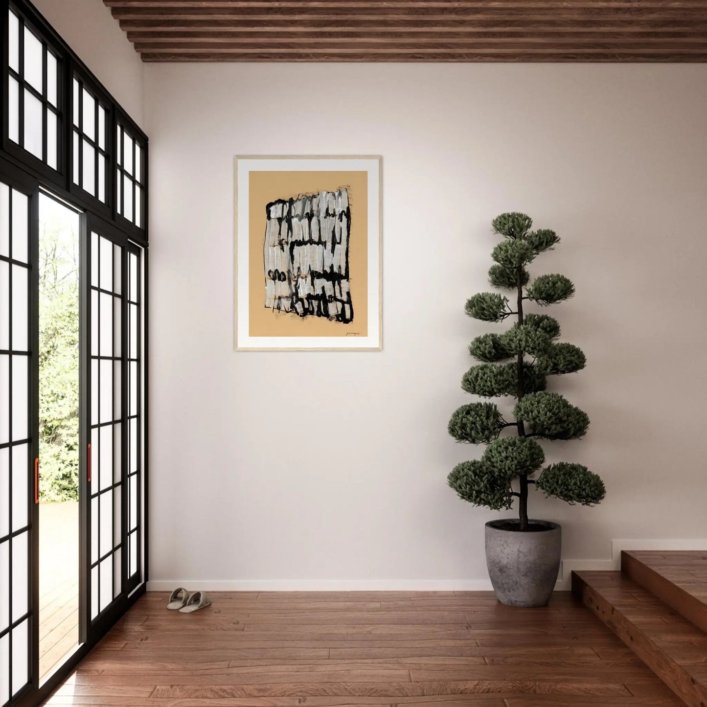 Expandable Beginning - Hints Of White #1 59Cm X 84Cm 23.4Inches 33.1Inches / Print Only Giclée