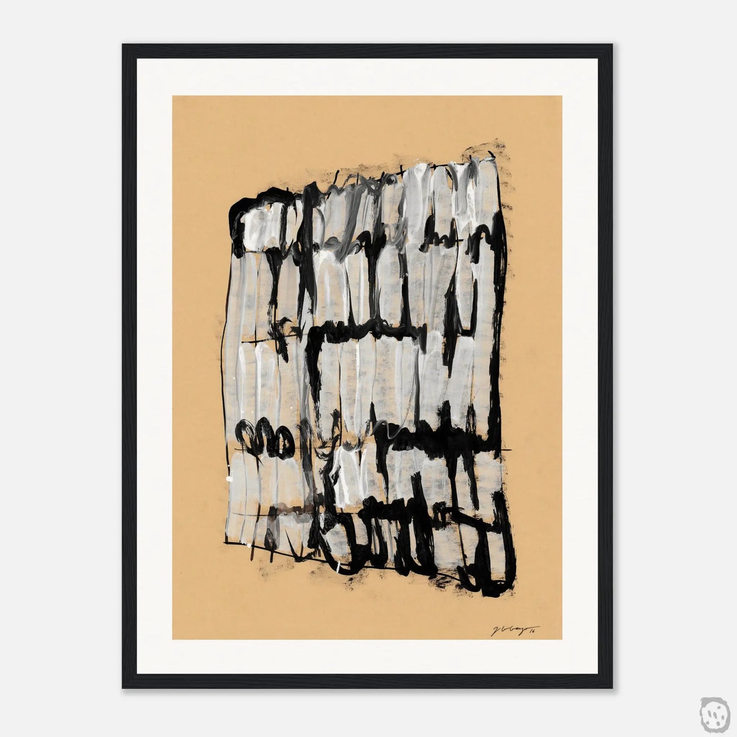 Expandable Beginning - Hints Of White #1 Giclée
