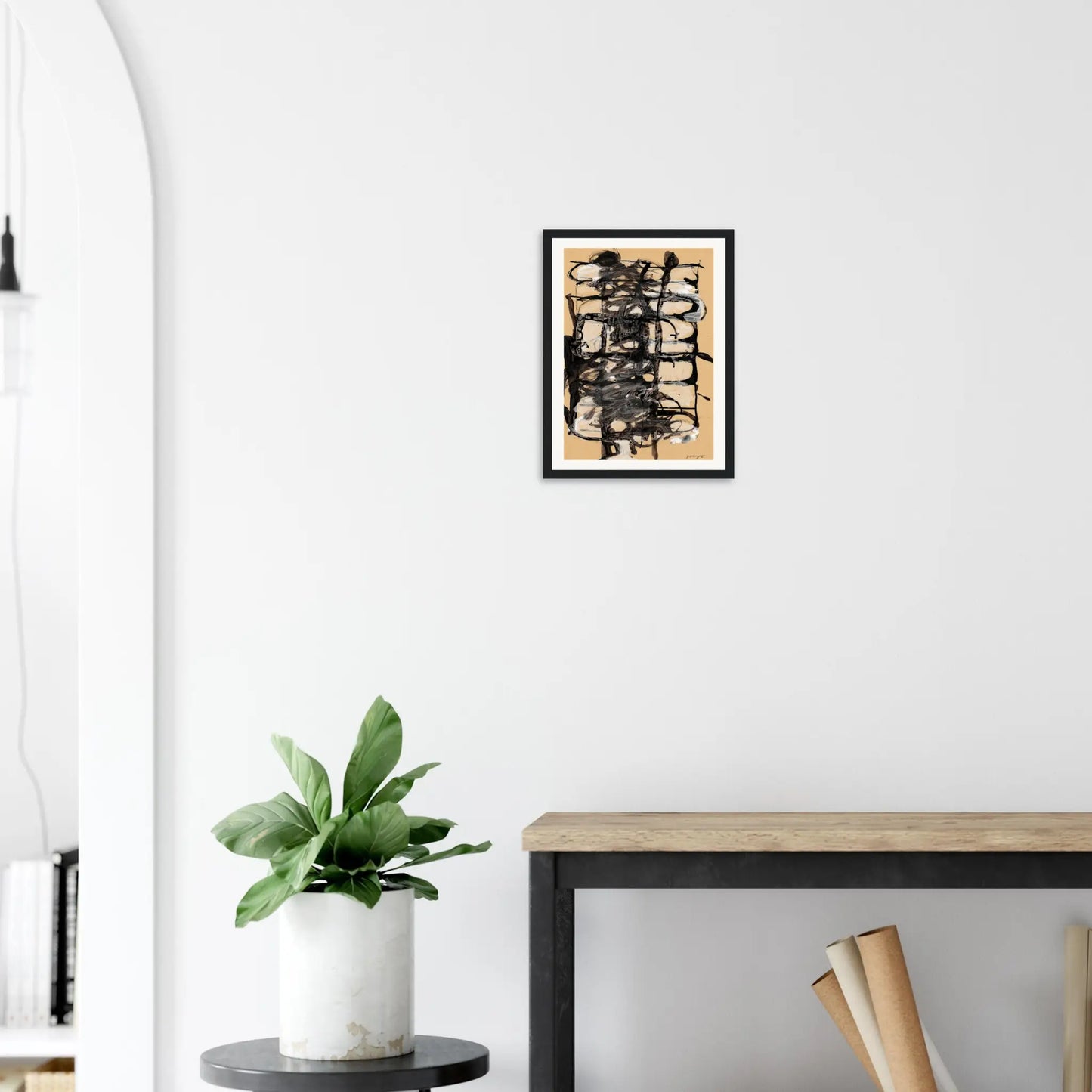 Expandable Beginning - Hints Of White #2 30Cm X 42Cm 11.7Inches 16.5Inches / Black Giclée