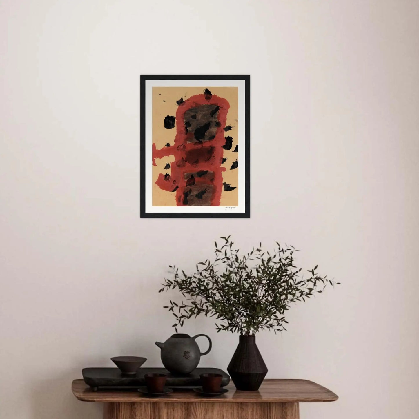 Expandable Beginning - Sanguine #2 30Cm X 42Cm 11.7Inches 16.5Inches / Black Giclée