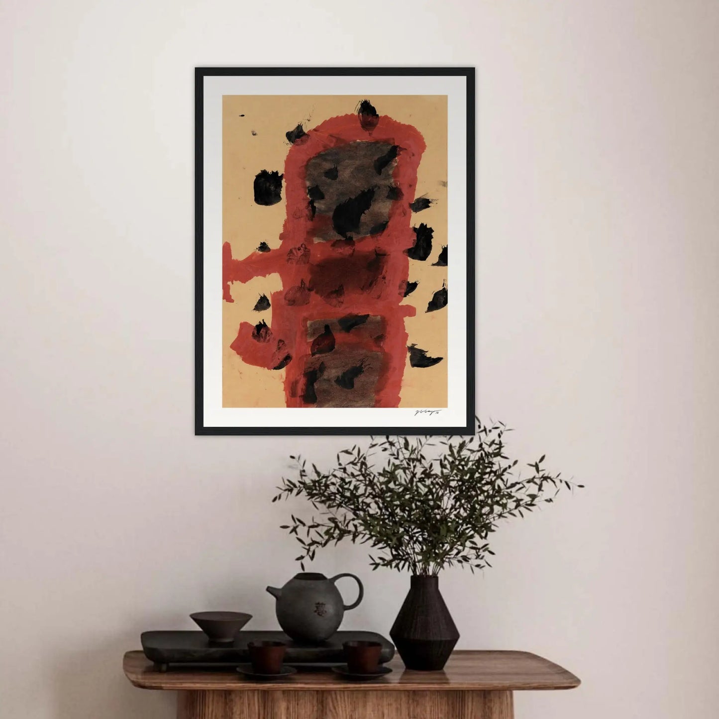 Expandable Beginning - Sanguine #2 42Cm X 59Cm 16.5Inches 23.4Inches / Black Giclée