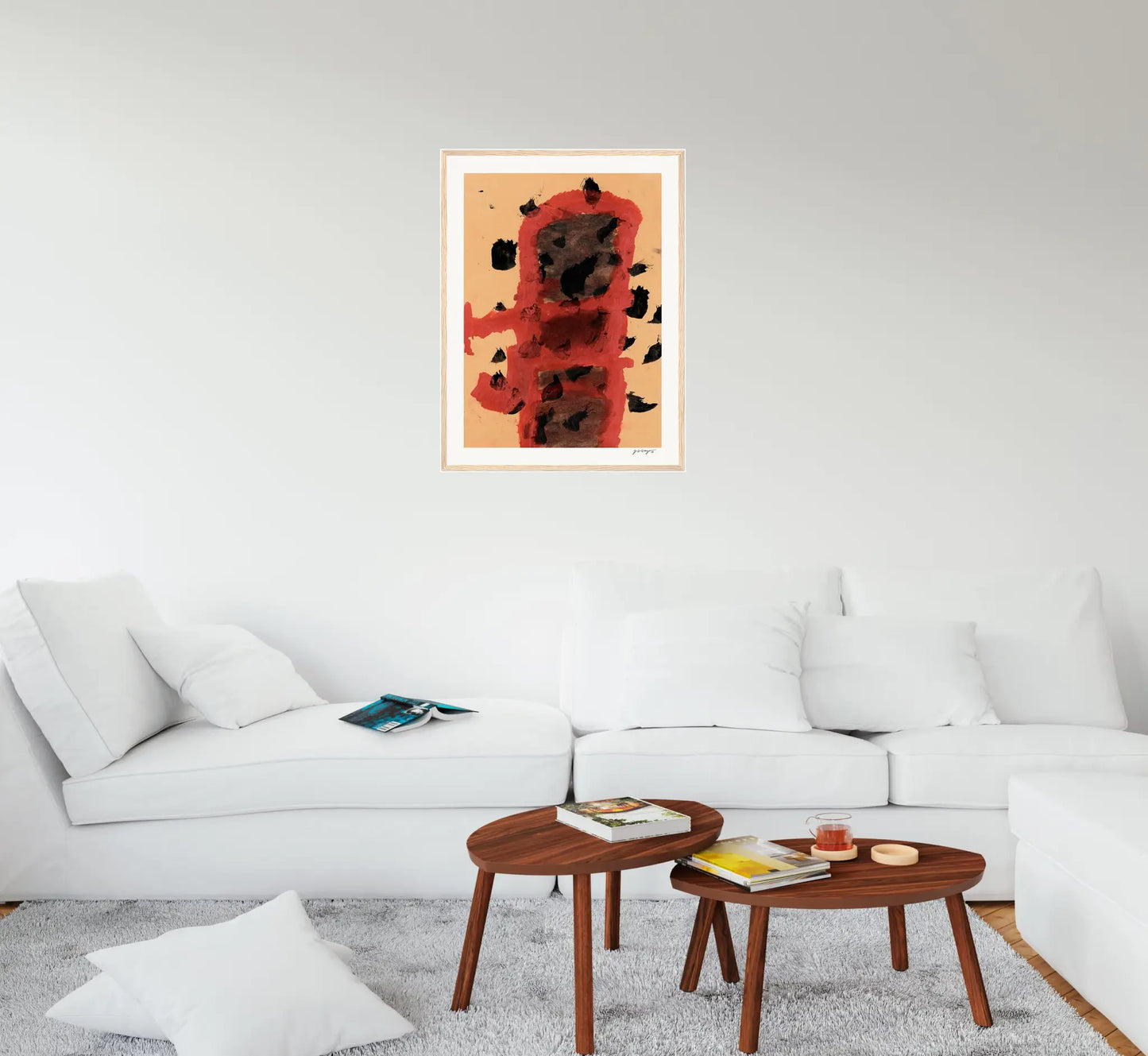 Expandable Beginning - Sanguine #2 59Cm X 84Cm 23.4Inches 33.1Inches / Oak Giclée