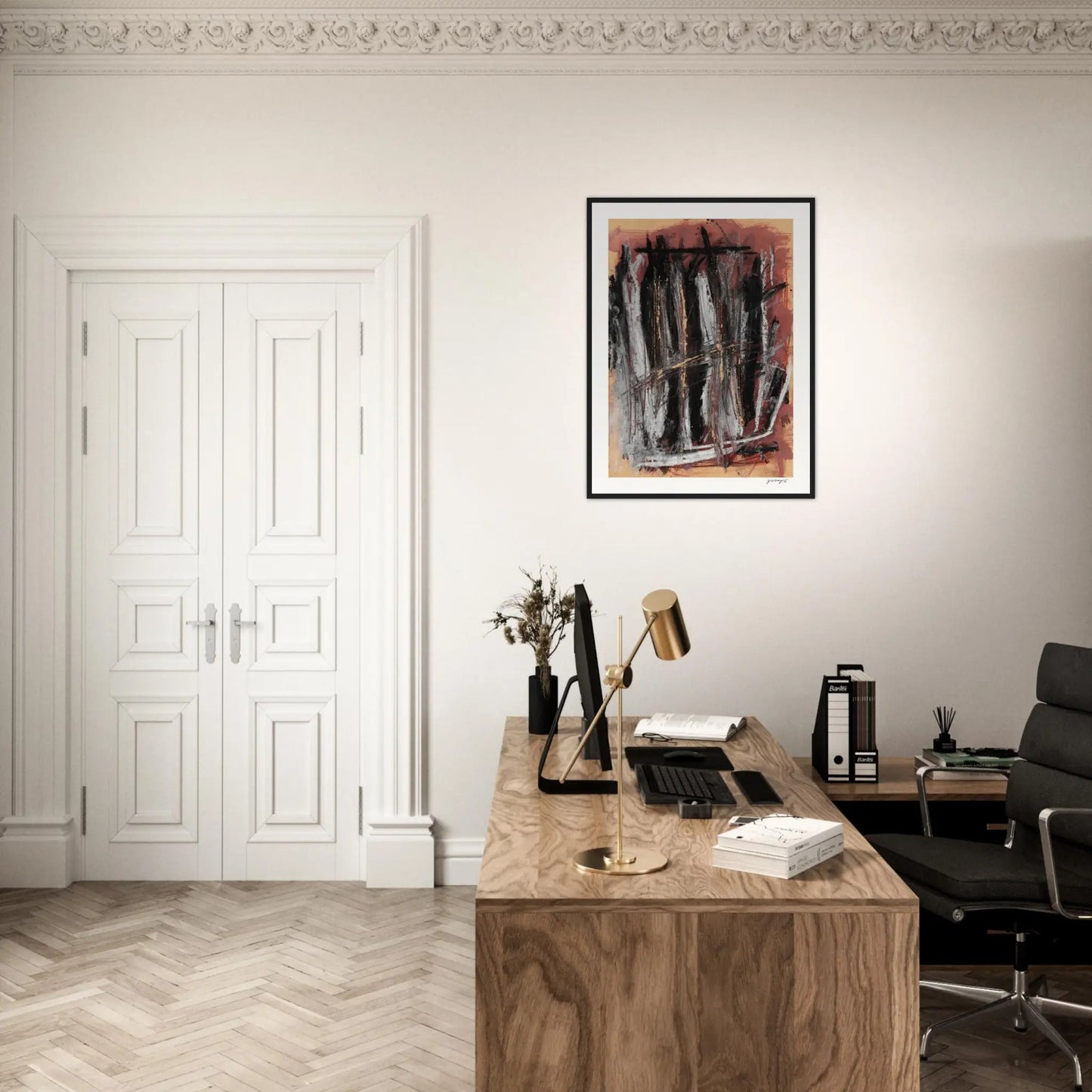 Expandable Beginning - Scratched Paper #2 59Cm X 84Cm 23.4Inches 33.1Inches / Black Giclée