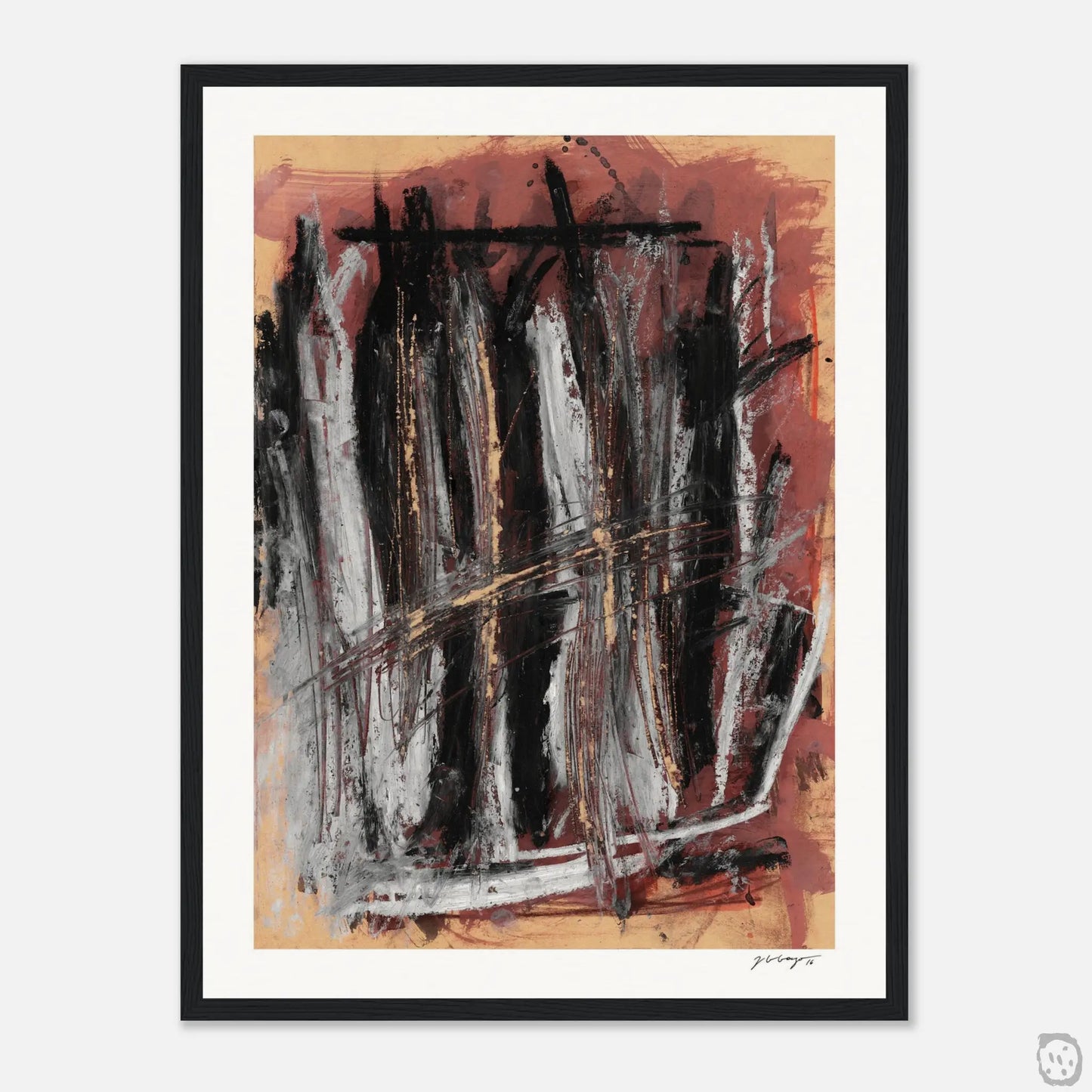 Expandable Beginning - Scratched Paper #2 Giclée