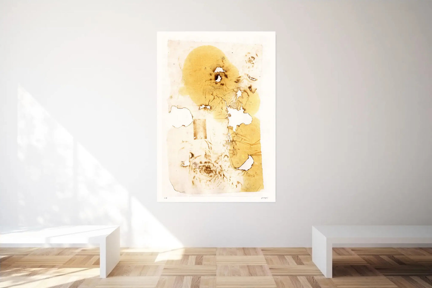 Fire And Ashes - Chine Collé #1 112Cm X 162Cm 44.2Inches 63.8Inches / Print Only Giclée