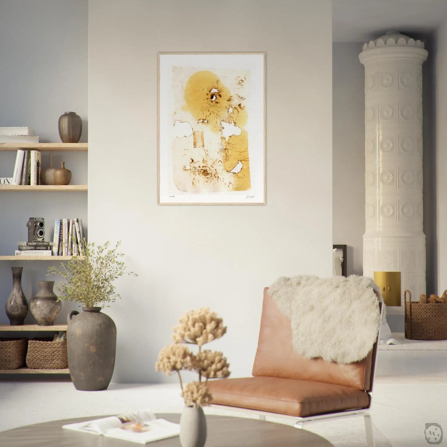 Fire And Ashes - Chine Collé #1 Giclée