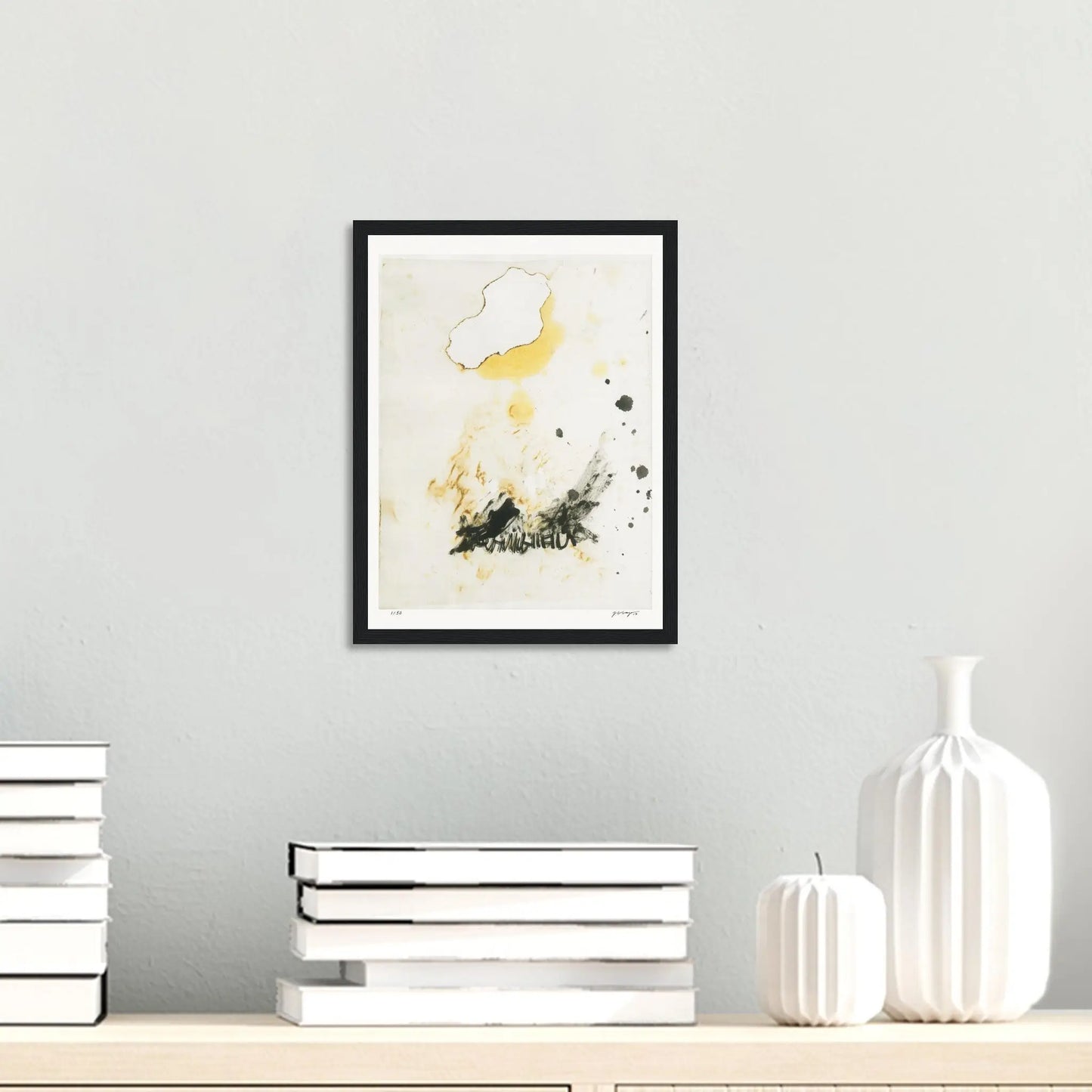 Fire And Ashes - Chine Collé #2 30Cm X 40Cm 11.8Inches 15.8Inches / Black Giclée