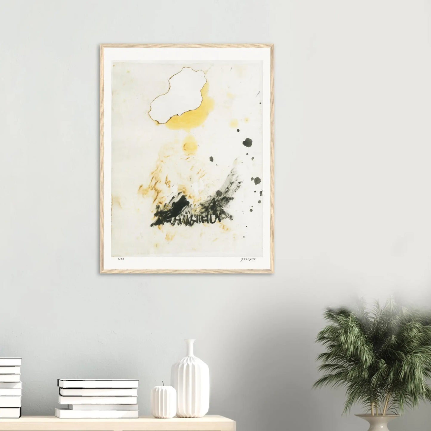 Fire And Ashes - Chine Collé #2 60Cm X 80Cm 23.8Inches 31.5Inches / Oak Giclée