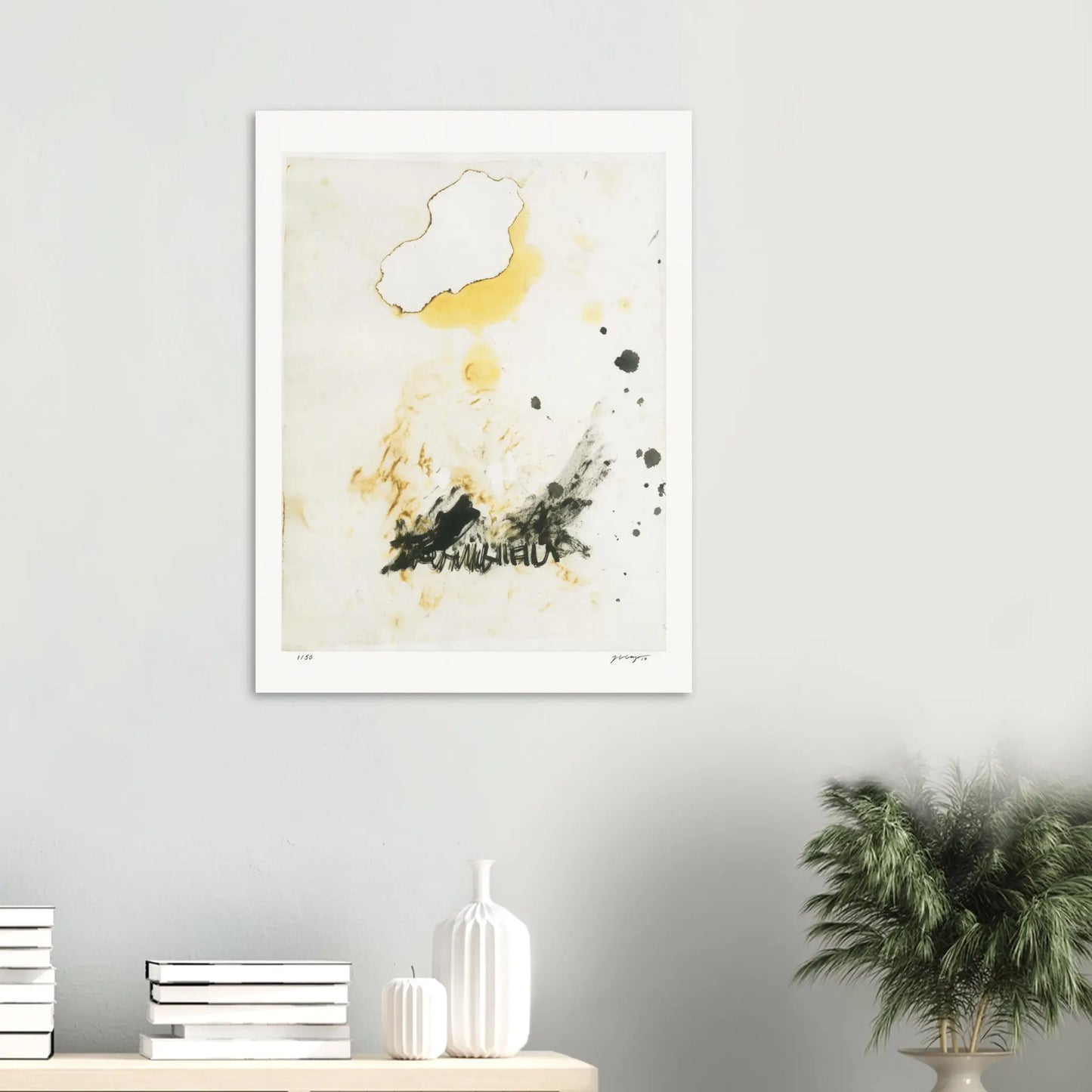 Fire And Ashes - Chine Collé #2 60Cm X 80Cm 23.8Inches 31.5Inches / Print Only Giclée