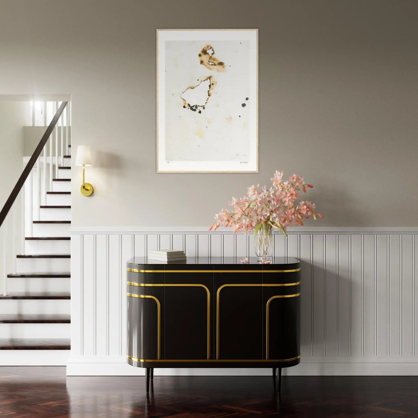 Fire And Ashes - Chine Collé #3 72Cm X 100Cm 28.3Inches 39.4Inches / Print Only Giclée