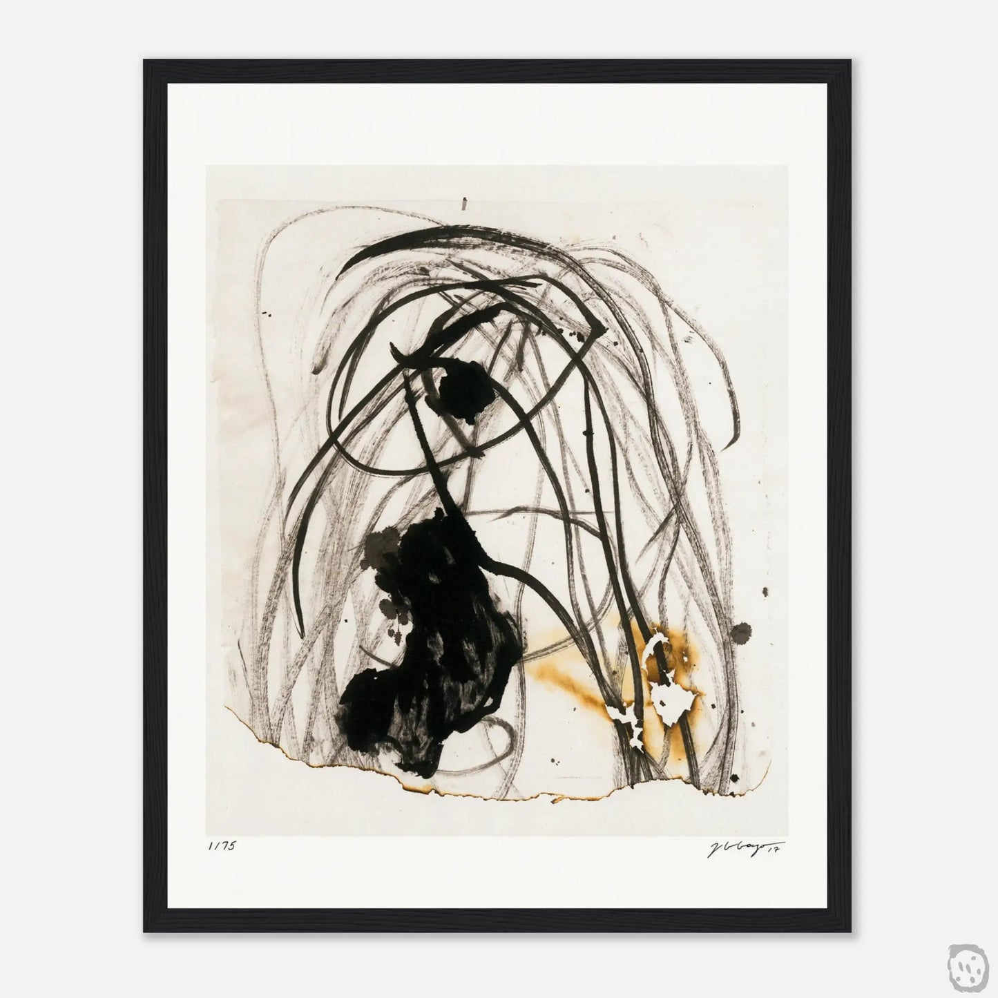 Fire And Ashes - Chine Collé #5 Giclée