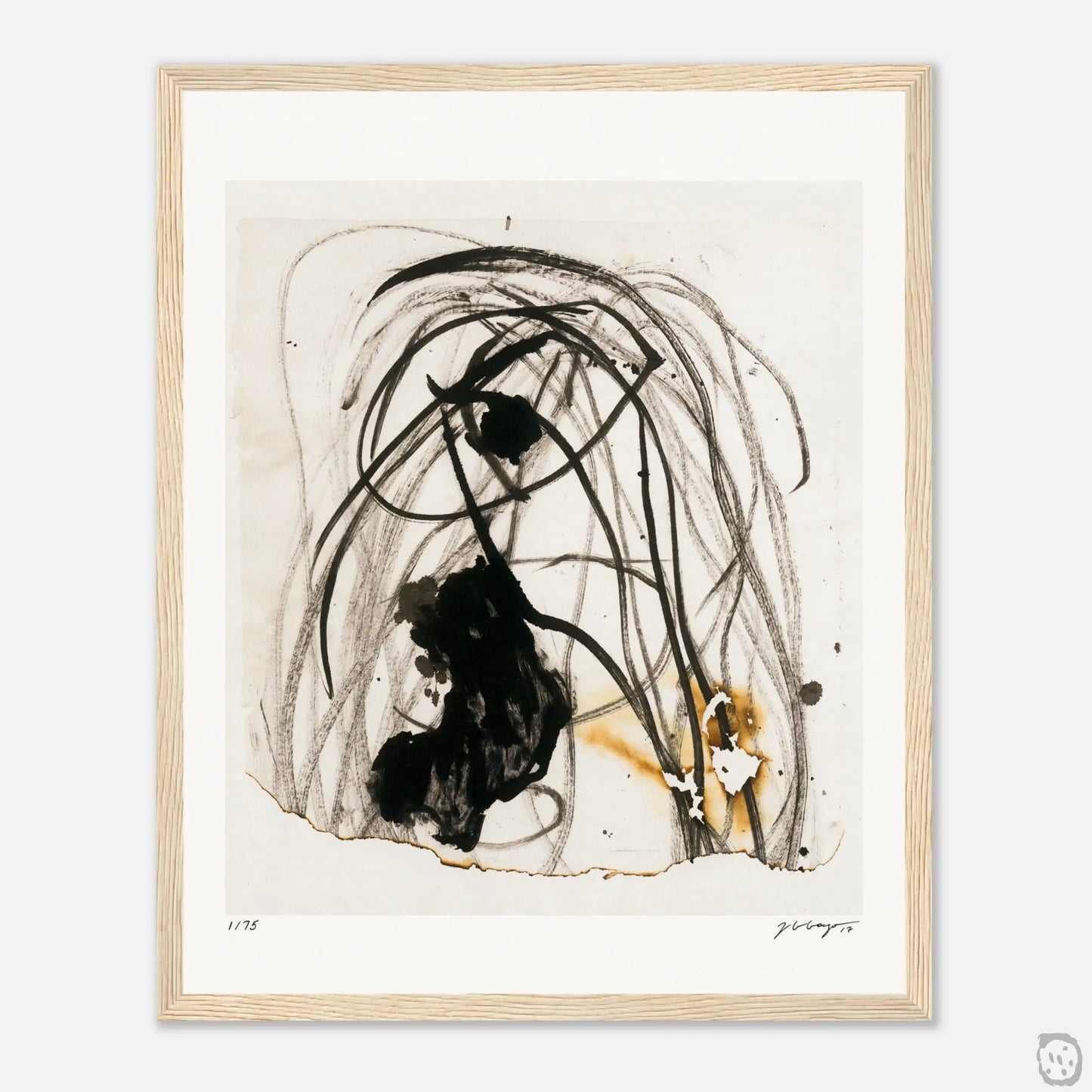Fire And Ashes - Chine Collé #5 Giclée