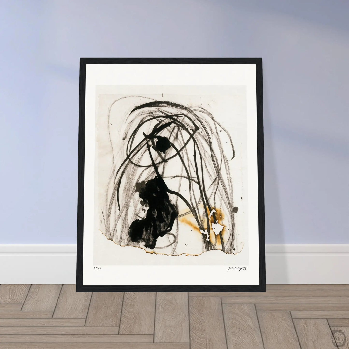 Fire And Ashes - Chine Collé #5 Giclée