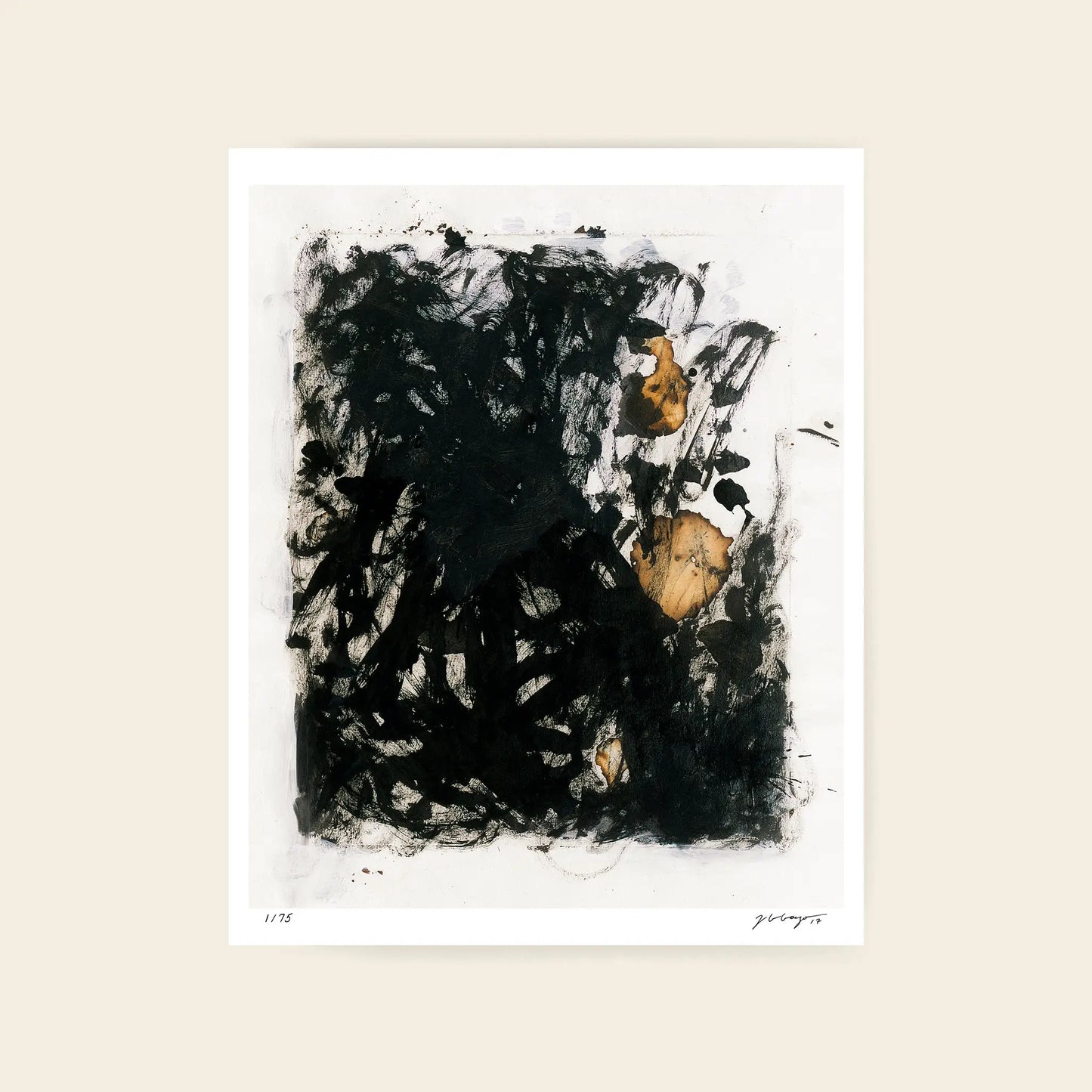 Fire And Ashes - Chine Collé #6 28Cm X 35Cm 11.0Inches 13.8Inches / Print Only Giclée