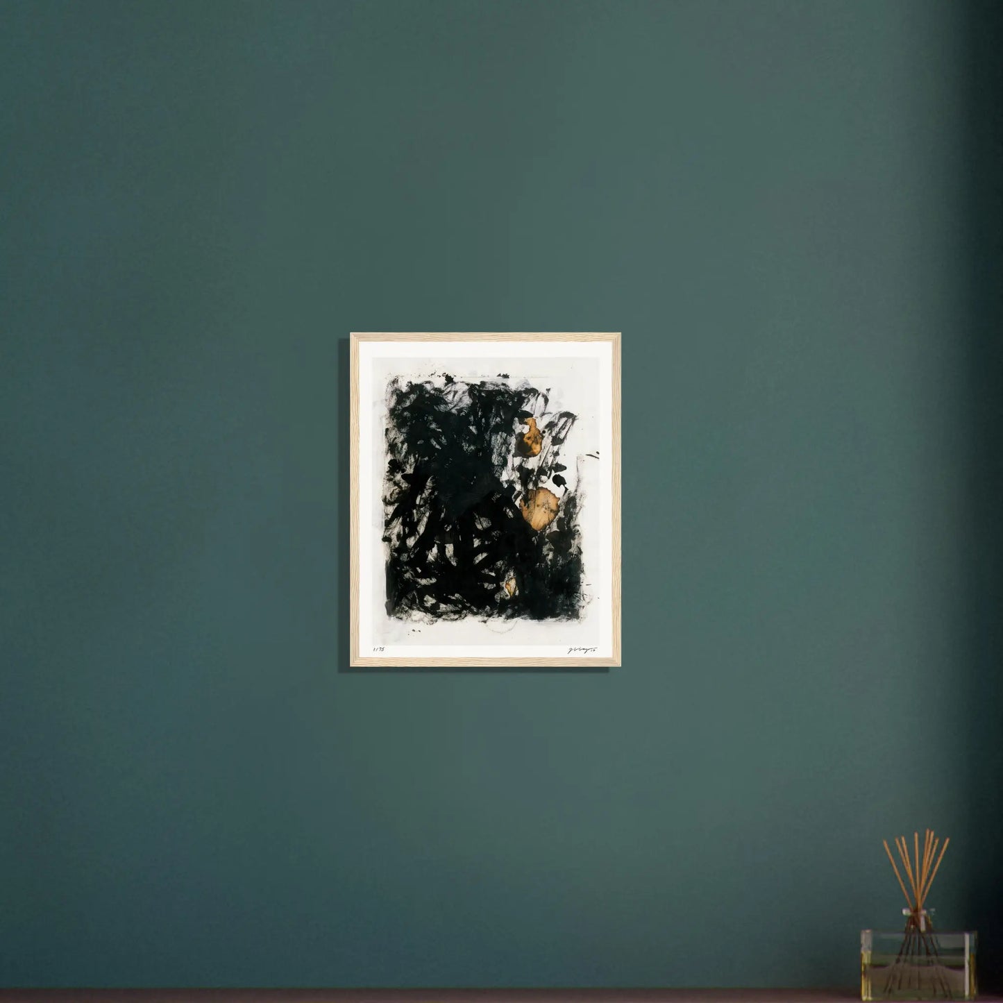 Fire And Ashes - Chine Collé #6 40Cm X 50Cm 15.8Inches 19.7Inches / Print Only Giclée