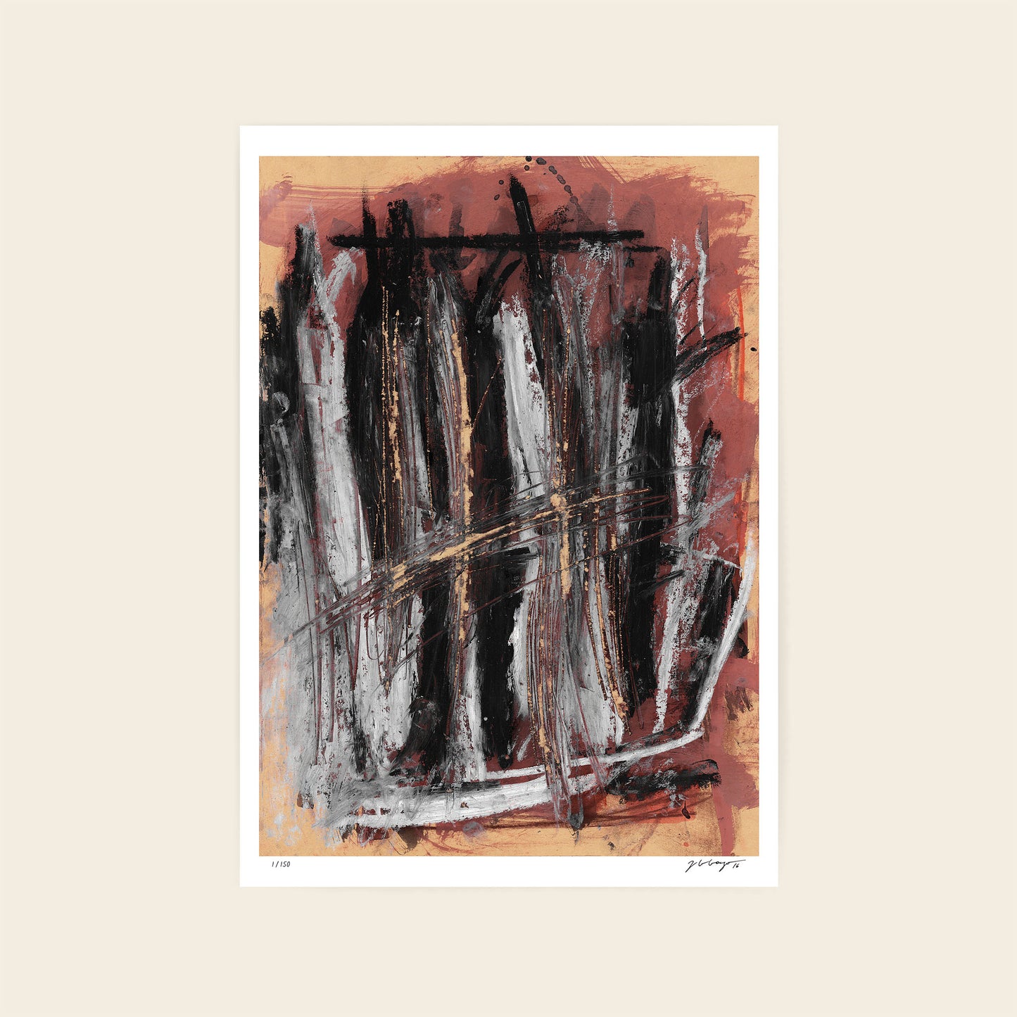 Expandable Beginning - scratched paper #2