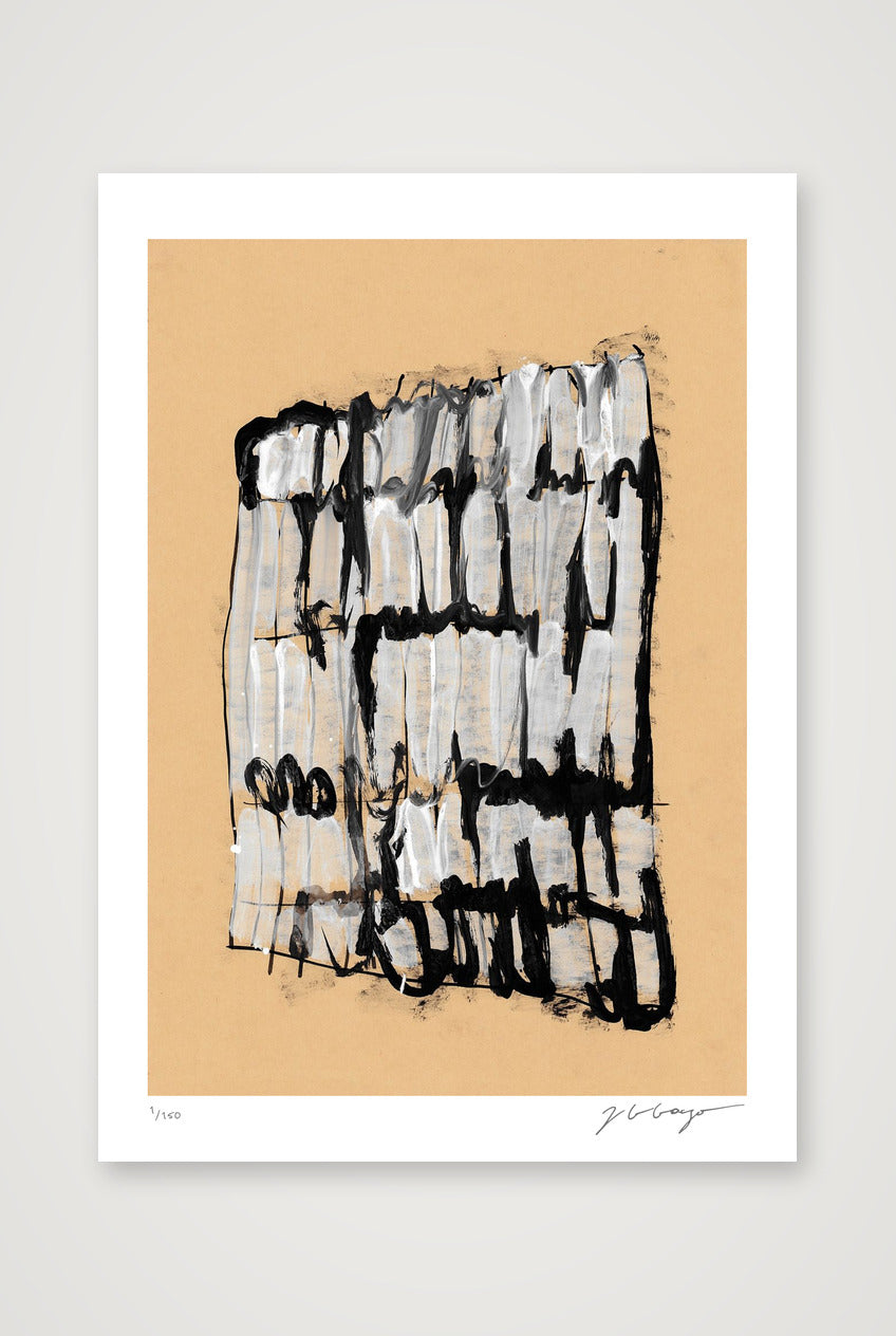 Expandable Beginning - hints of white #1 — A3 (30×42cm, 12×17") Print only
